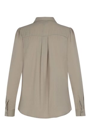 Elvira Casuals Elvira Casuals blouse minte e4 25-006 Blouse 380 taupe satin