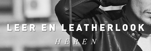 Leer en leatherlook jassen heren Leer en leatherlook jassen heren