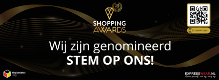 Wij zijn genomineerd voor de Shopping Awards 2025
