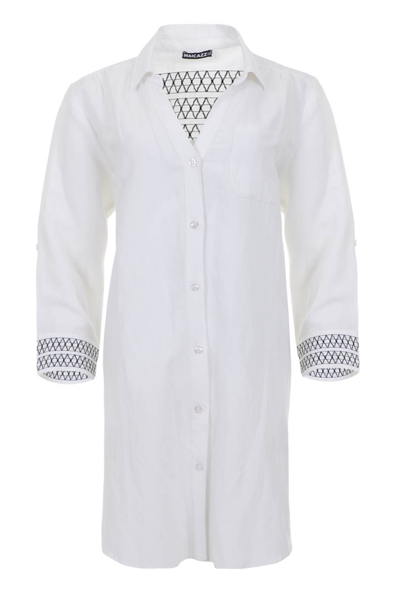 Maicazz Su23.20.306 Fenja-lng Blouse Blouse Offwhite