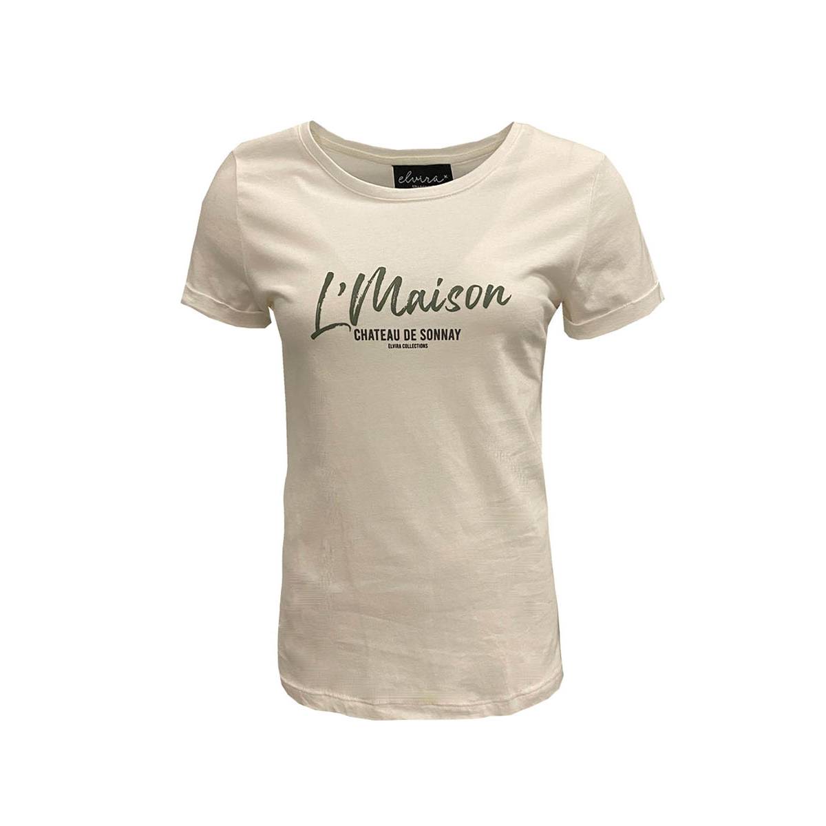 ELVIRA CASUALS E1 22-002 T-shirt Maison Wit