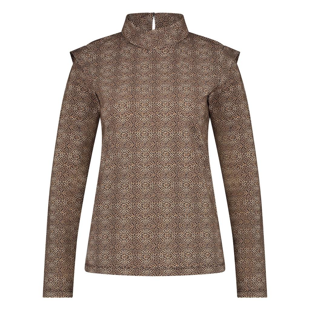 Jane Lushka Hilary Top Technical Jersey Ule6231459 T-shirt Lange Mouw 088 Brown