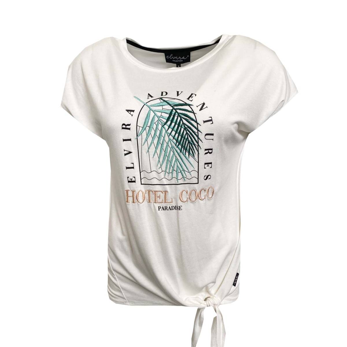 ELVIRA CASUALS E2 22-002 T-shirt Coco Wit