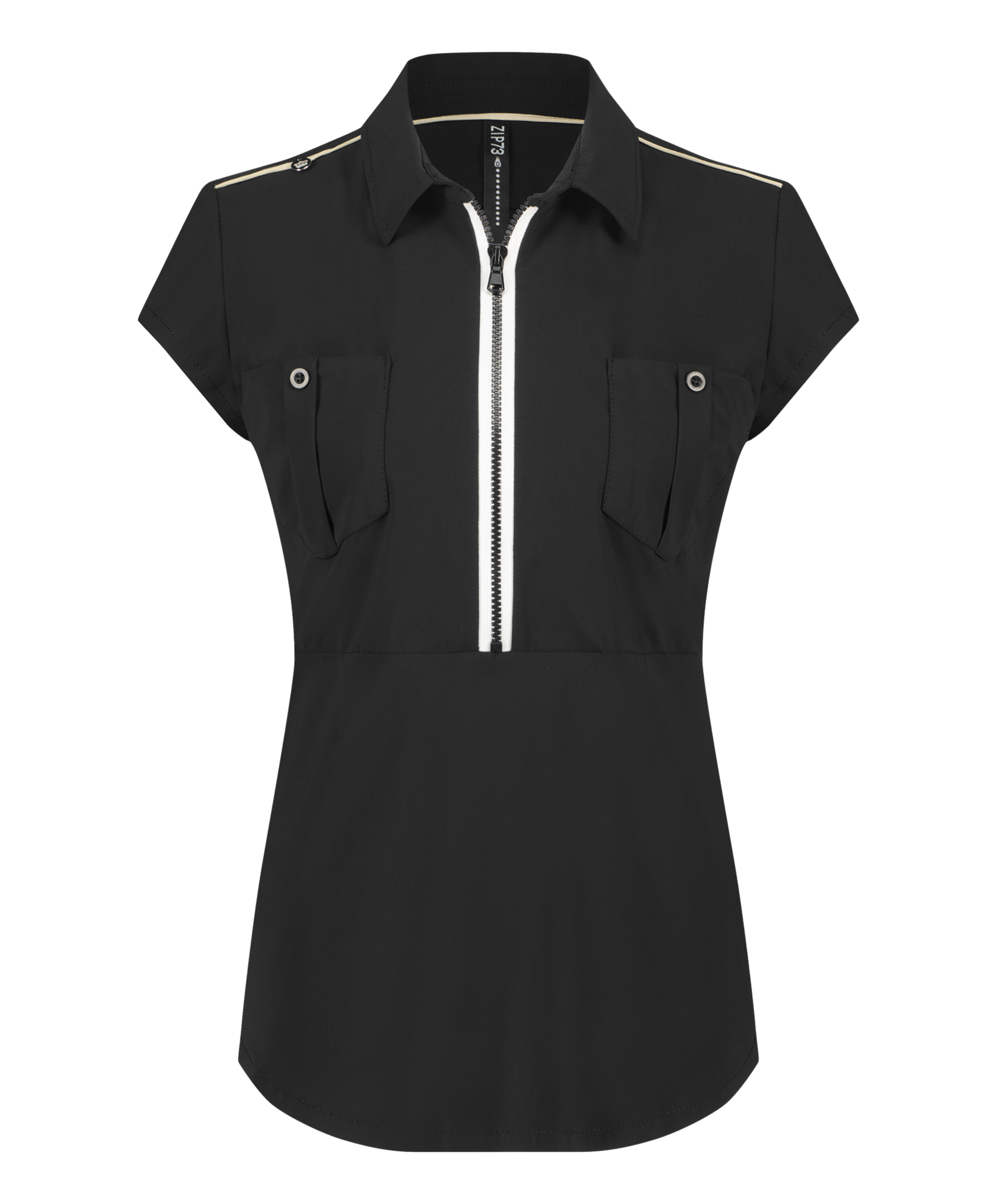Zip73 312/01 Top Rits Tops En Singlets 10/zwart