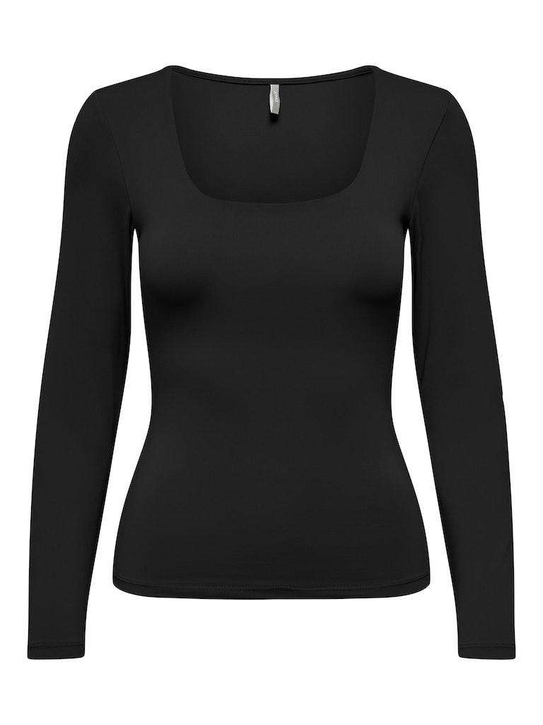 Only 15302647 onlea l/s deep neck top jrs noos T-shirt Lange