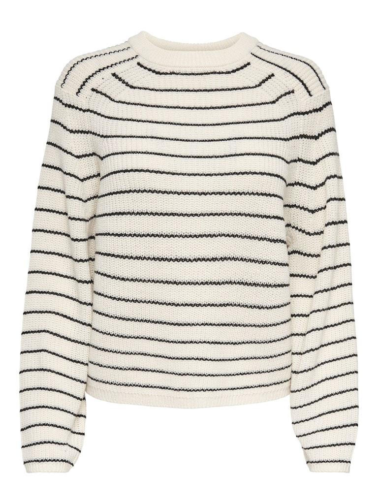 Only Onlbase L/s O-neck Pullover Knt Noos 15285227 Trui Jet Stream Black