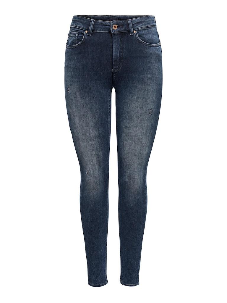 Only Onlblush Mid Skinny Dnm Rea409 Noos 15318738 Skinny Fit Blue Black Denim