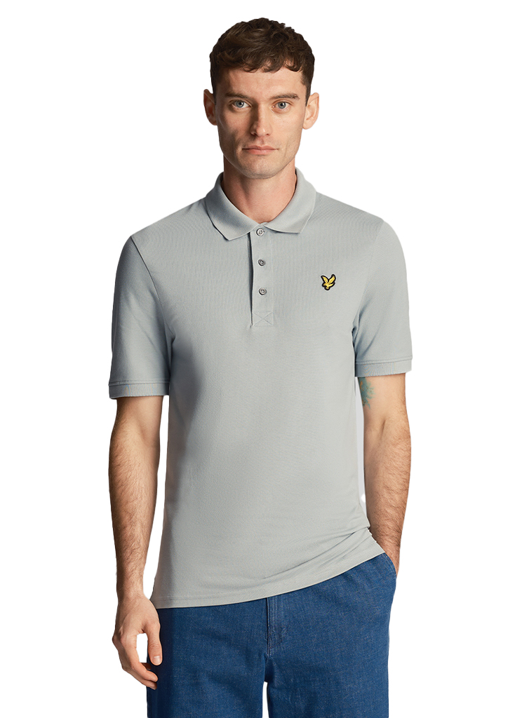 Lyle - Scott Sp400vog Plain Polo Shirt Poloshirts A19 Slate Blue