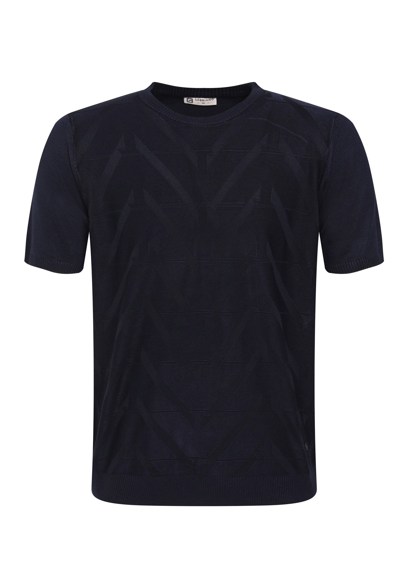 Gabbiano 154570 t shirt knitted ss Print T shirts 301 navy Expresswear