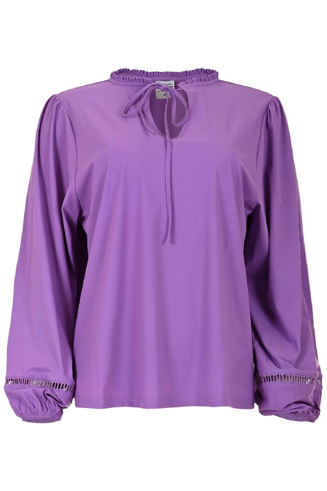 Maicazz Sp24.t20.705 Dolanne- Top Lslv T-shirt Lange Mouw Lilac