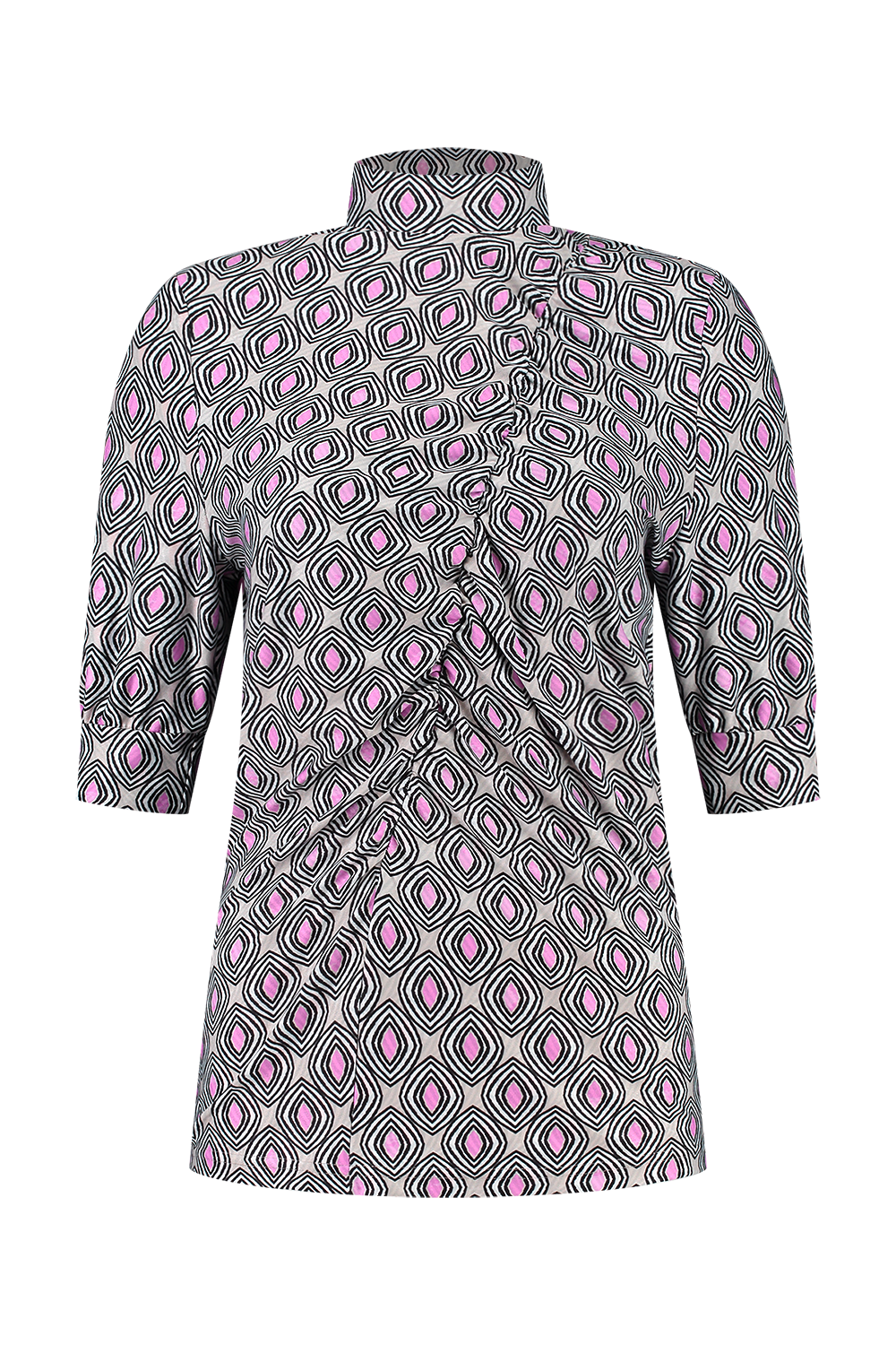 Helena Hart 7576disc Top Crush K.m. Print Disc T-shirt Korte Mouw Pink