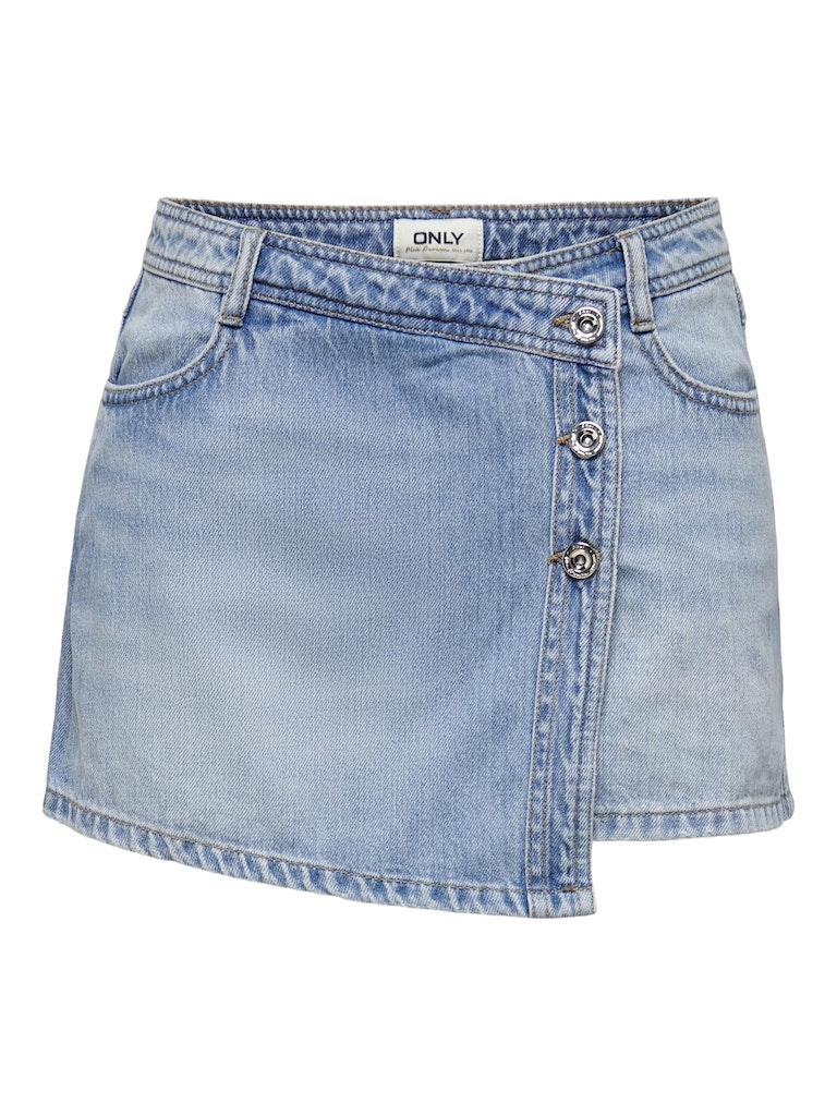 Only Onllesly Reg Lb Dnm Skort Bj Noos 15256608 Skort Light Blue Denim