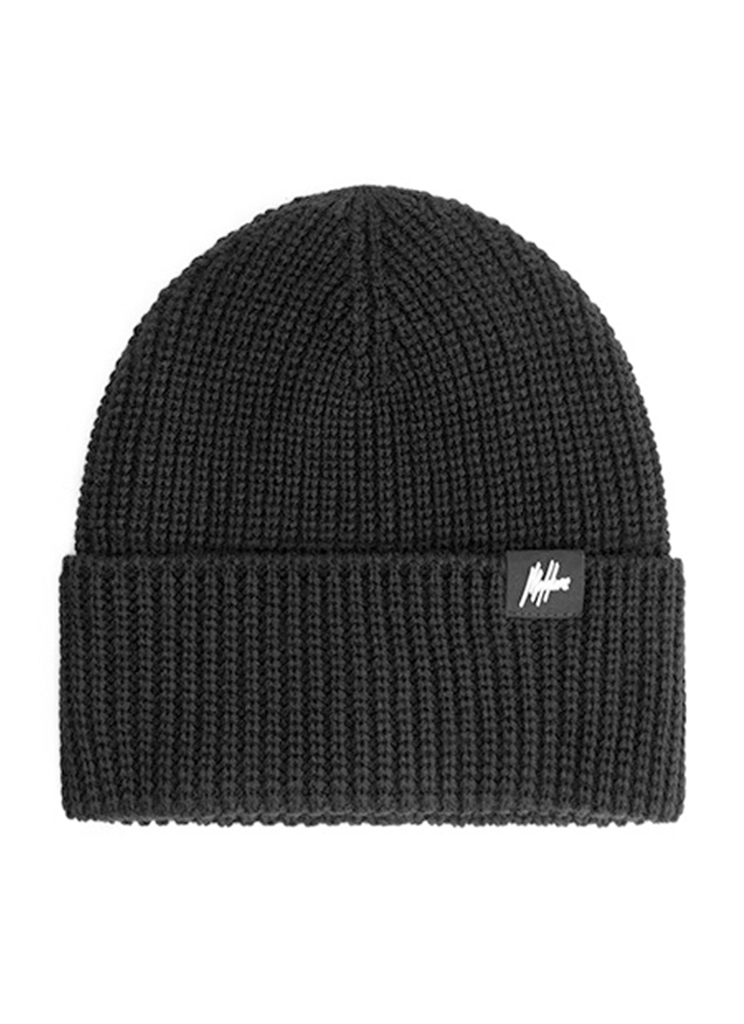Malelions Sa1-aw23-03 Sport Label Beanie Mutsen 900 Black
