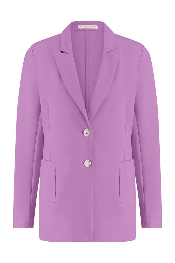 Studio Anneloes Harlow Bonded Blazer 09946 Blazers 4600 Lila Pink