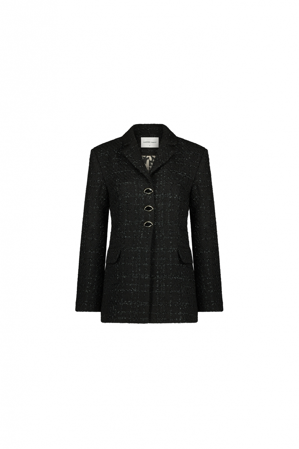 Fabienne Chapot Cher Tweed Blazer Clt-bla-15-aw24-9 Blazers 9001 Black