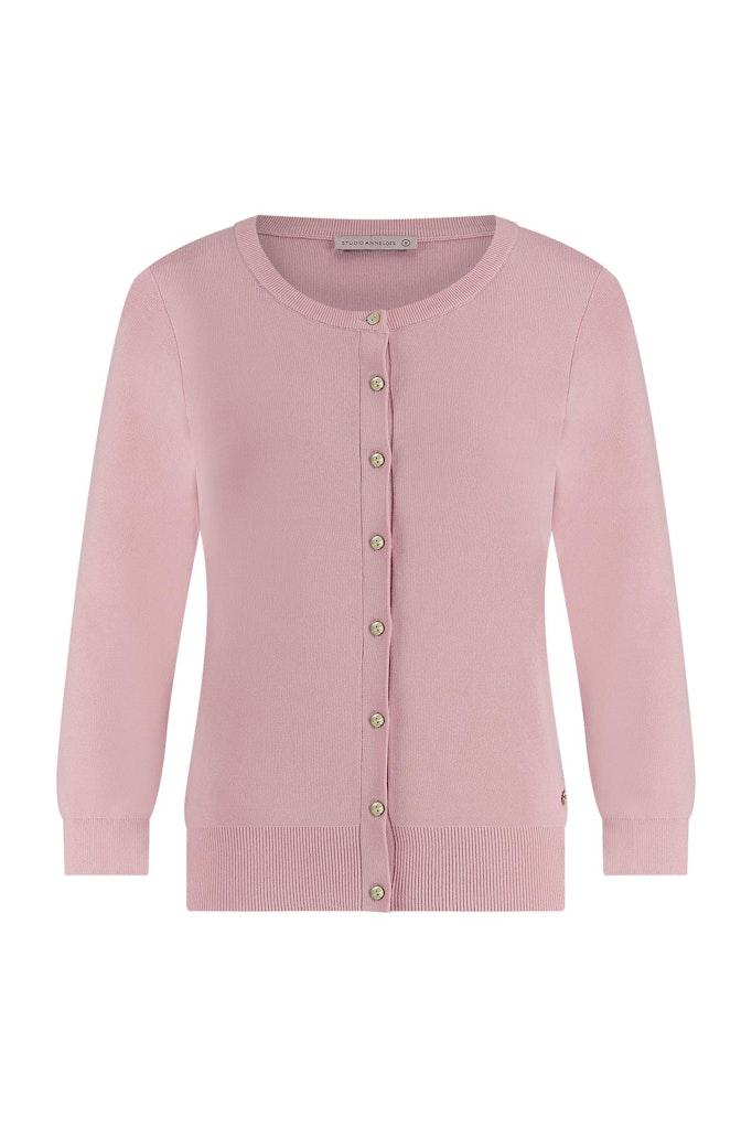 Studio Anneloes renata summer cardigan 11198 Vest 1900 pale pink Expresswear
