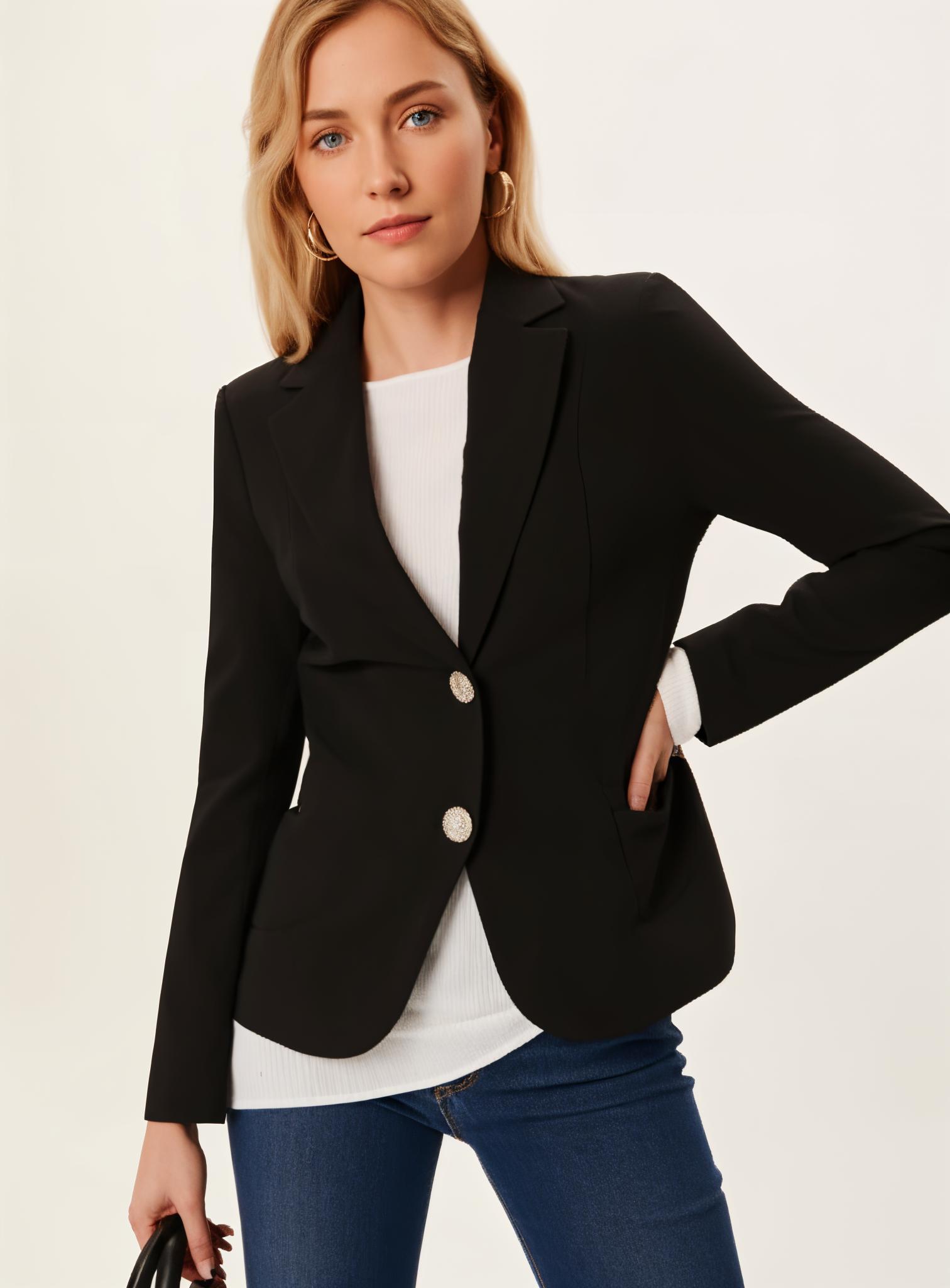 Helena Hart Jassen Blazers Zwart