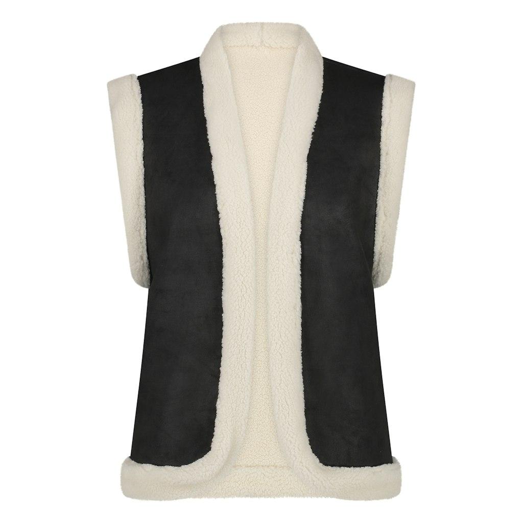Nukus Elise Gilet Fw24185 Gilets 89 Black/offwhite