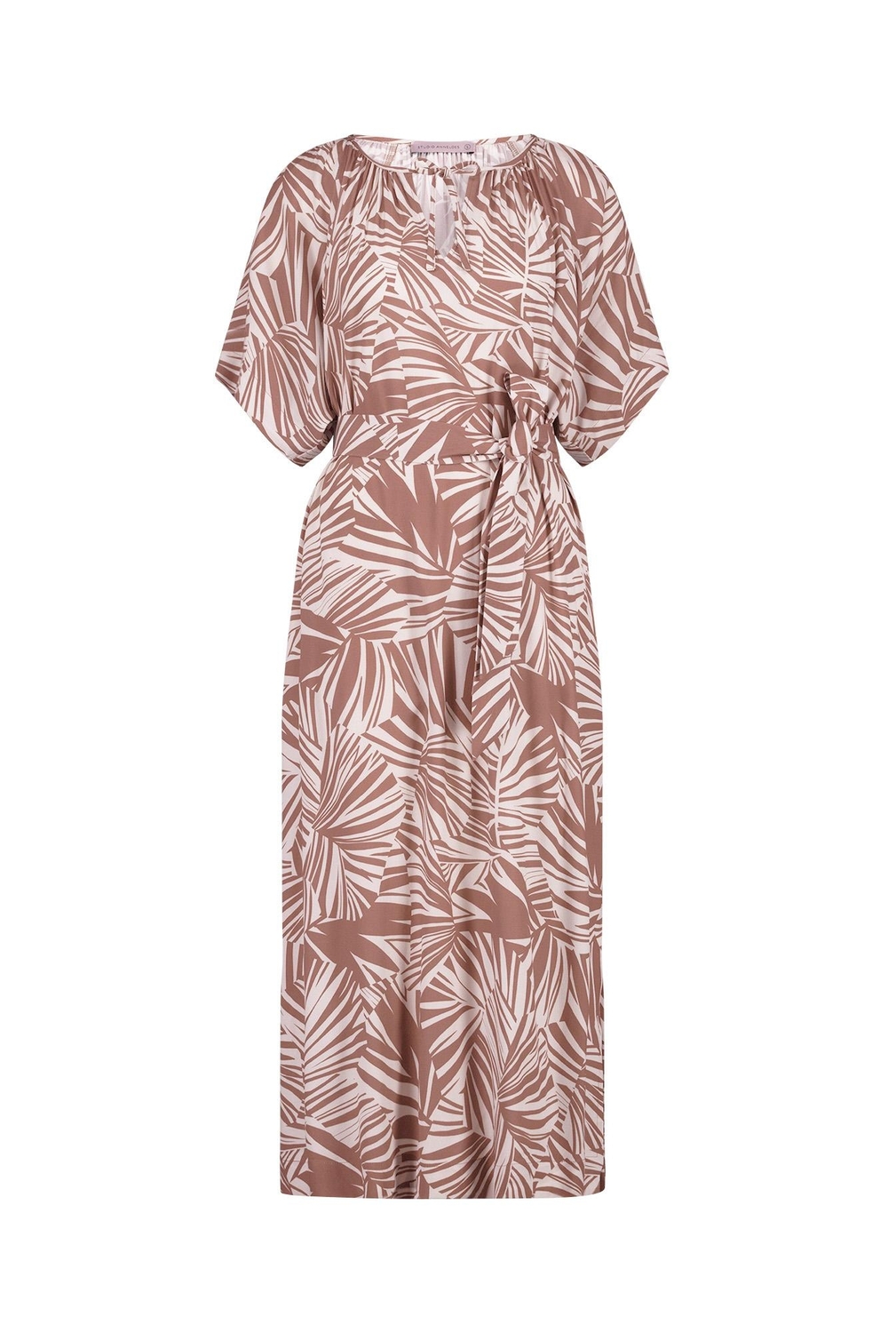 Studio Anneloes Ivy Palm Dress 11577 Jurk 1488 Kit/chocolate