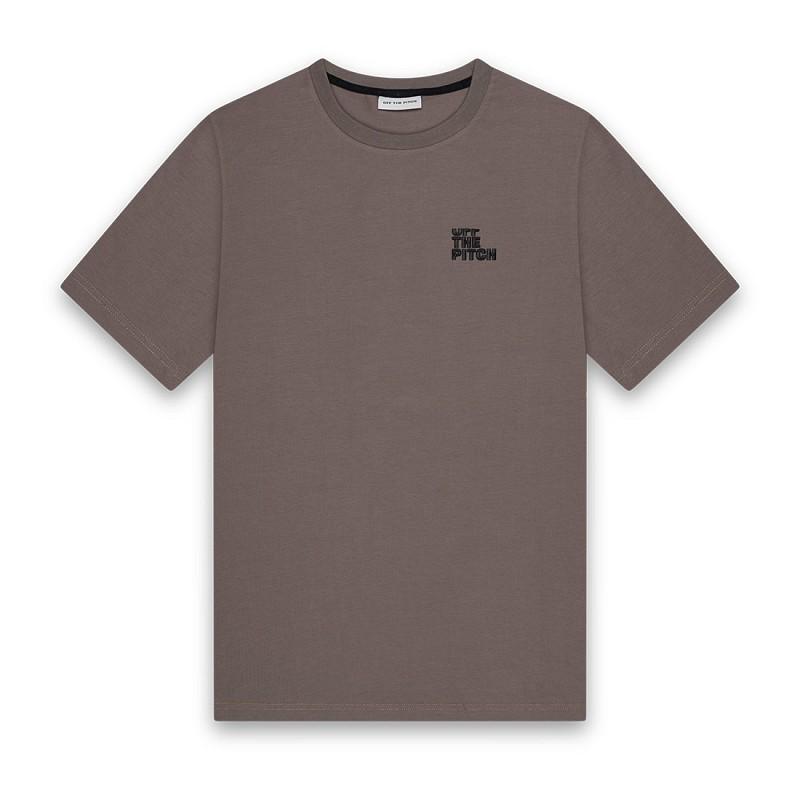 Off The Pitch Otp243002 Triple Slim Fit Tee Print T-shirts 503 Mud Olive