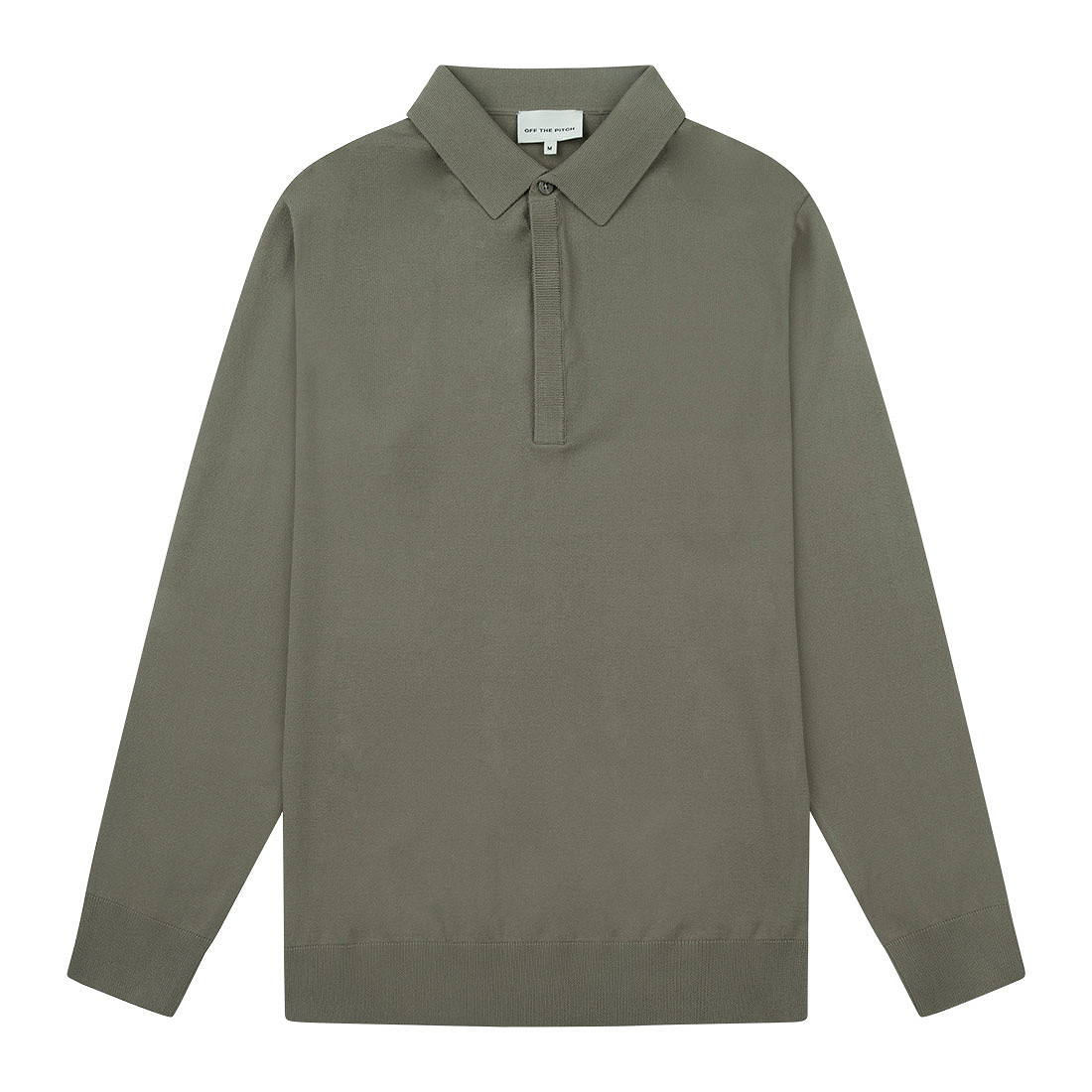 Off The Pitch Otp243026 Smart Longsleeve Polo Poloshirts 858 Mud Olive