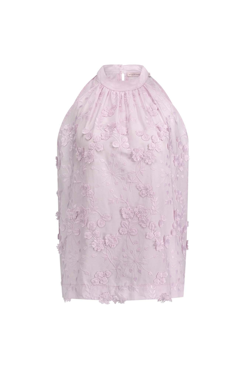 Studio Anneloes Sara Fringe Embroidery Top 11805 Tops En Singlets 5700 Lila