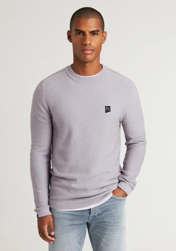 Chasin Knitwear Ls R-neck E65 - Purple