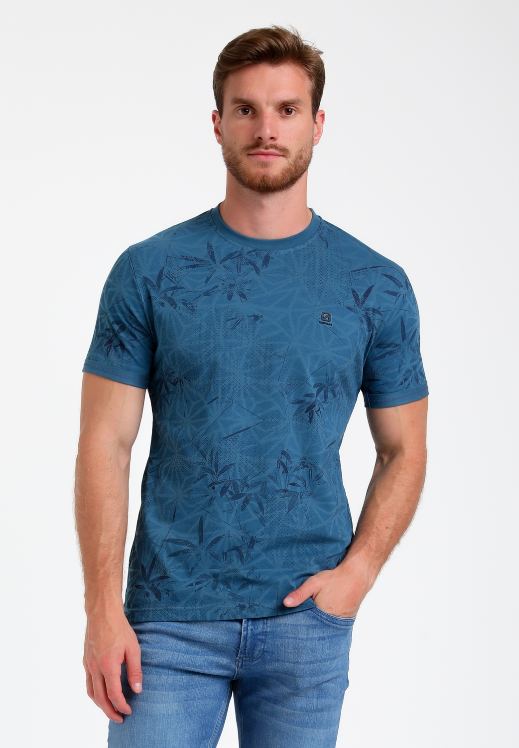 Gabbiano 155513 T-shirts Print T-shirts 0003 Petrol