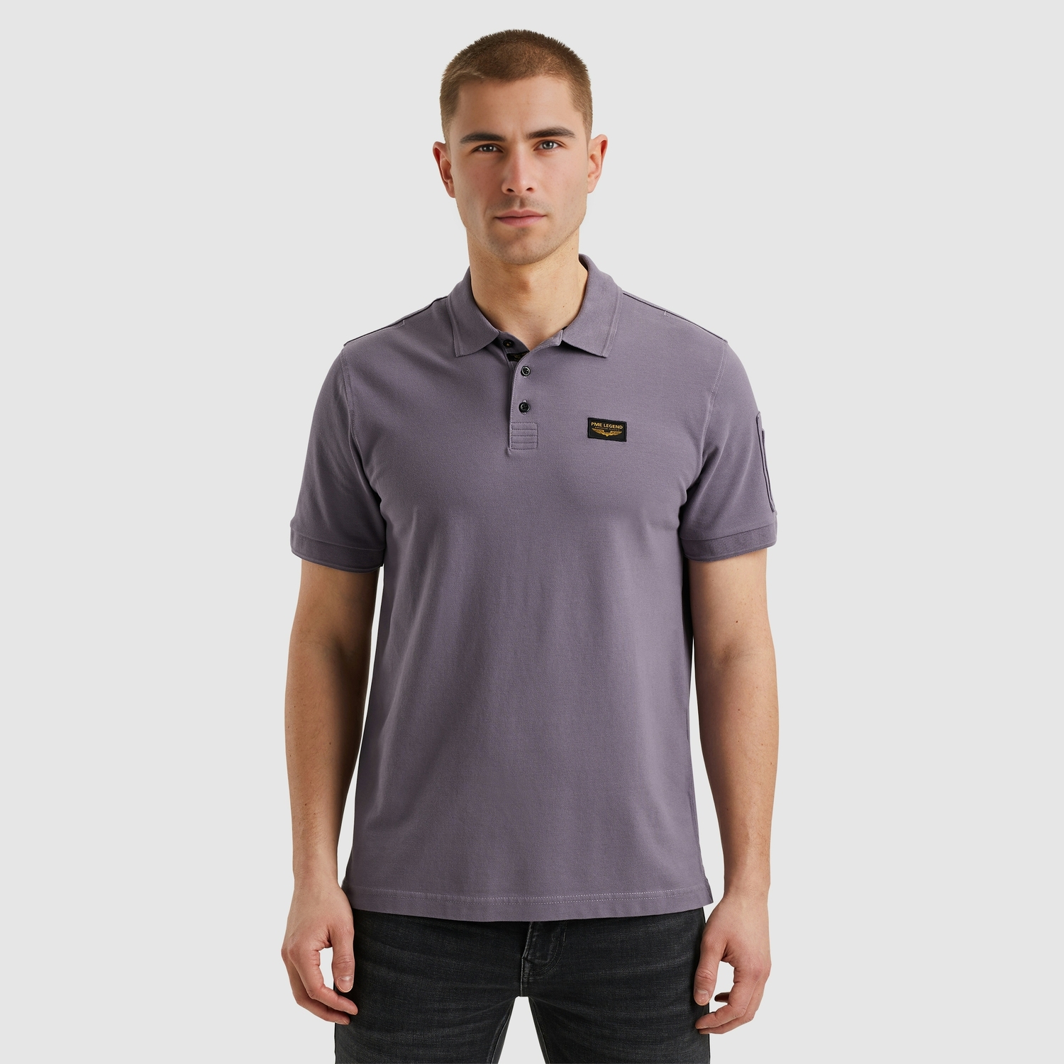 Pme Legend Ppss2502899 Short Sleeve Polo Trackway Polo 4184 - Purple Sage