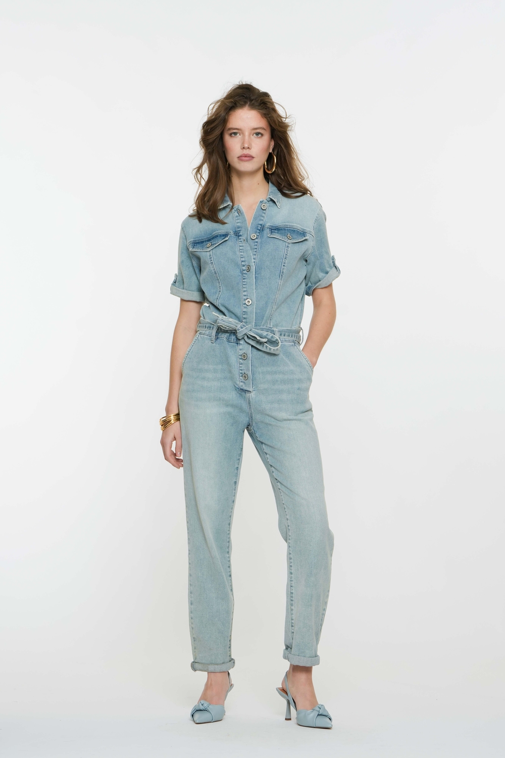 Geisha Jumpsuit 51050-10 Jumpsuit 835 Stonebleach Denim