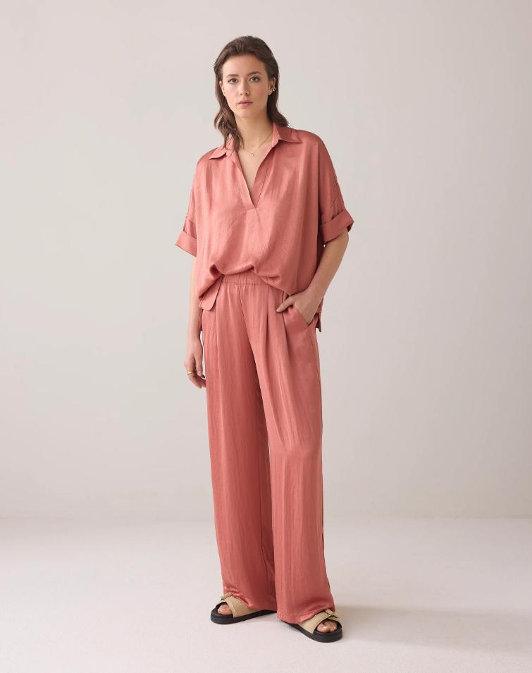 Summum Trousers Heavy Silky Touch 505 Sephia Blush