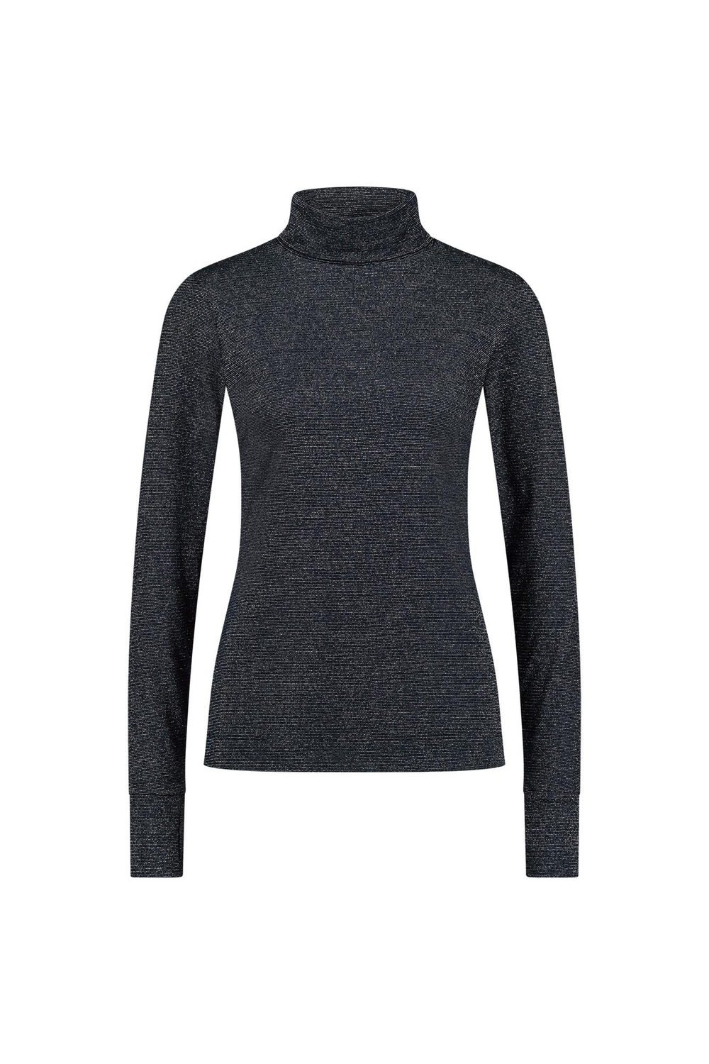 Studio Anneloes Faira Col Top 12237 T-shirt Lange Mouw 6900 Dark Blue