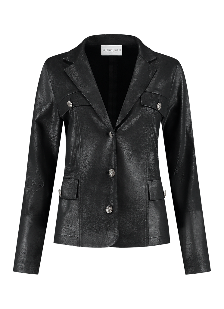 Helena Hart 7589 Blazer Jolie Biker Blazers Zwart