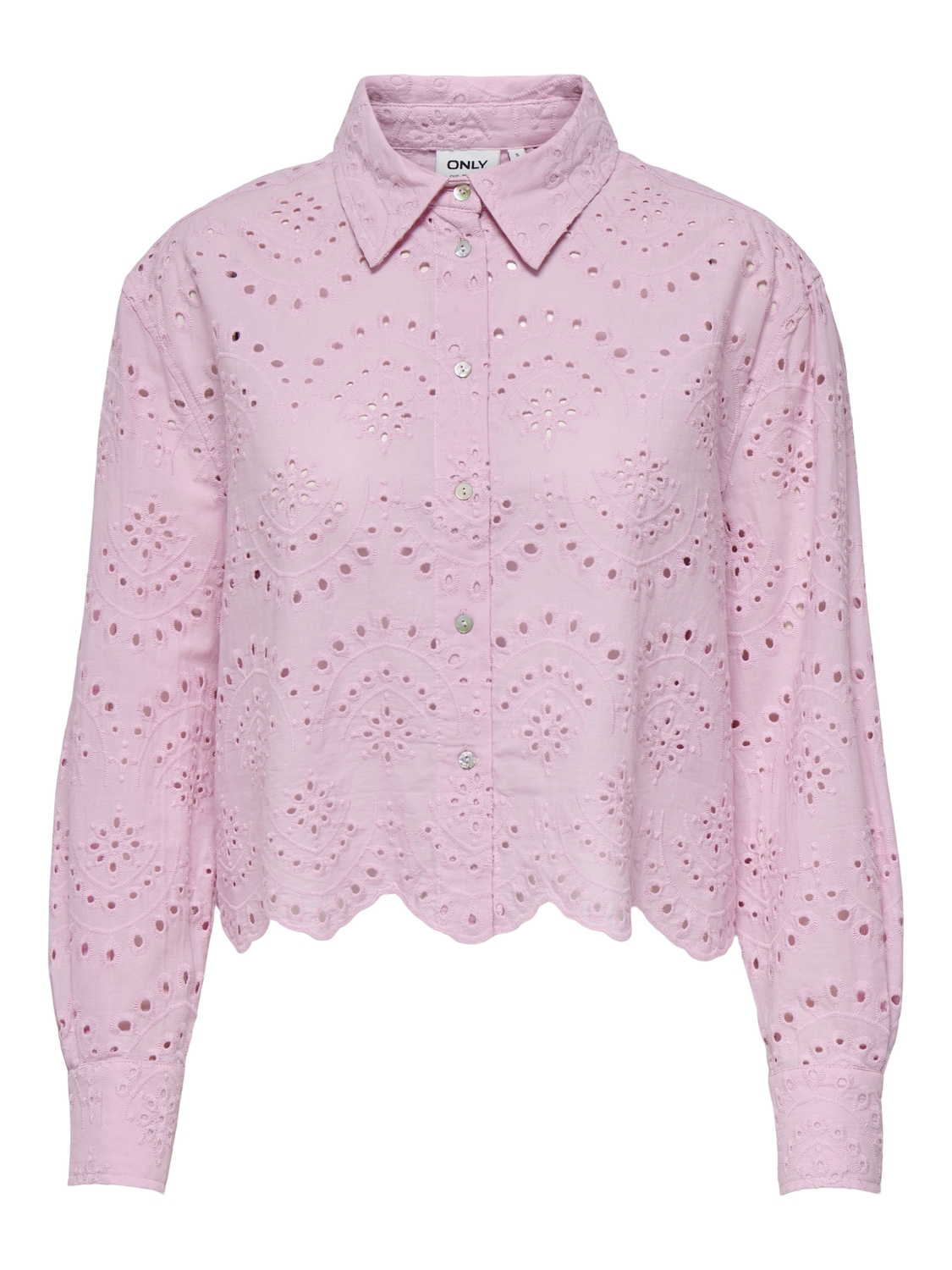 Only Onlvalais L/s Shirt Wvn Noos Blouse Pink Lady