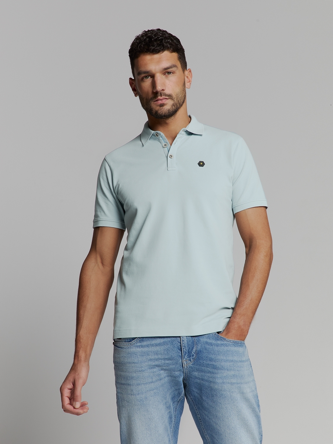 No- Excess Shirts En Tops Poloshirts Blauw