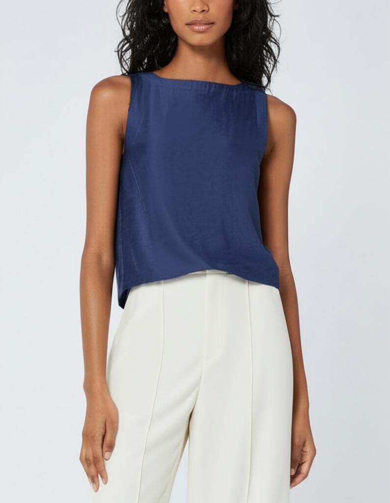 Msch Copenhagen Shirts En Tops Tops En Singlets Blauw