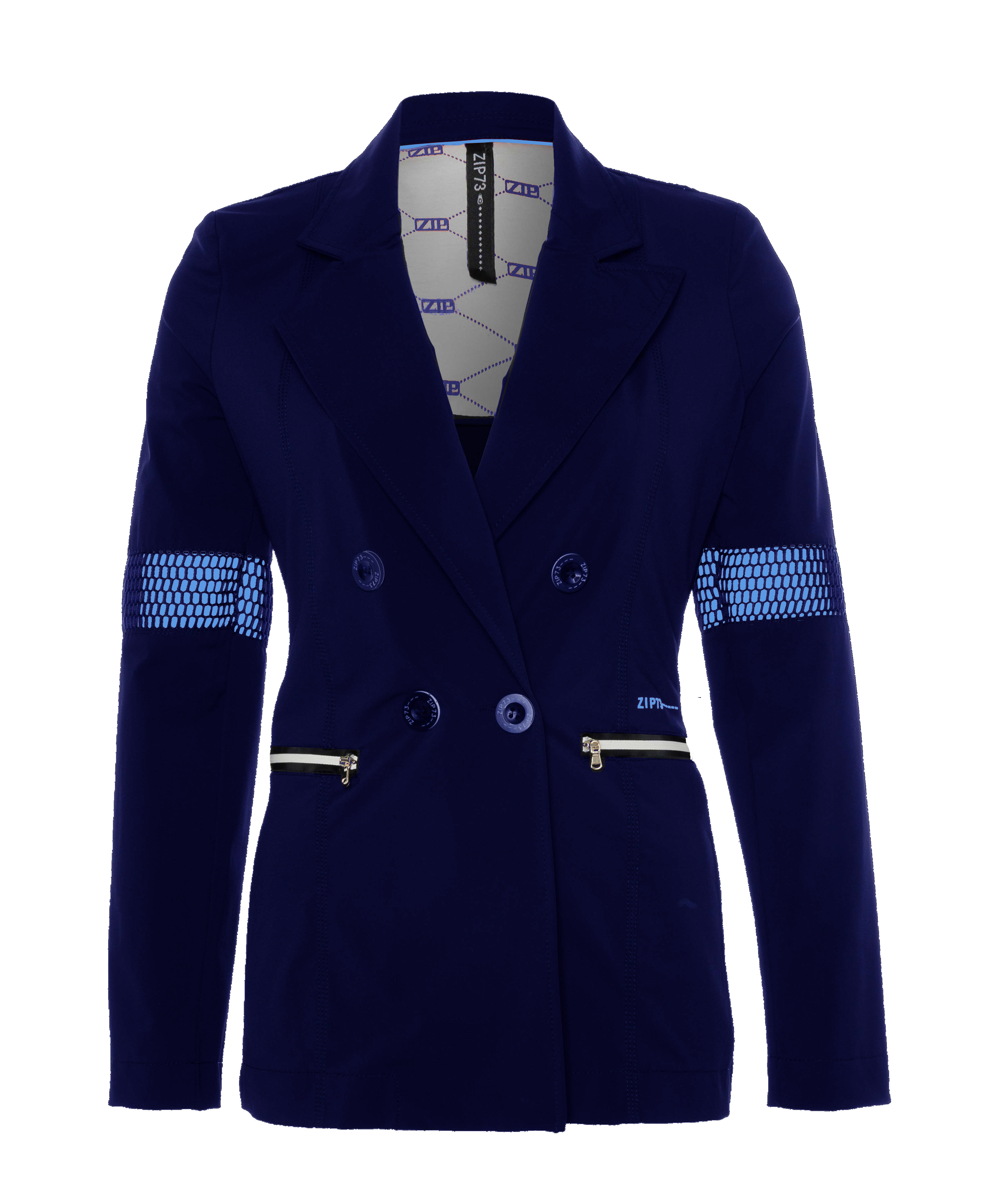 Zip73 Blazer Zippers Mesh Z25/v308/05/412 Blazers 412 Navy