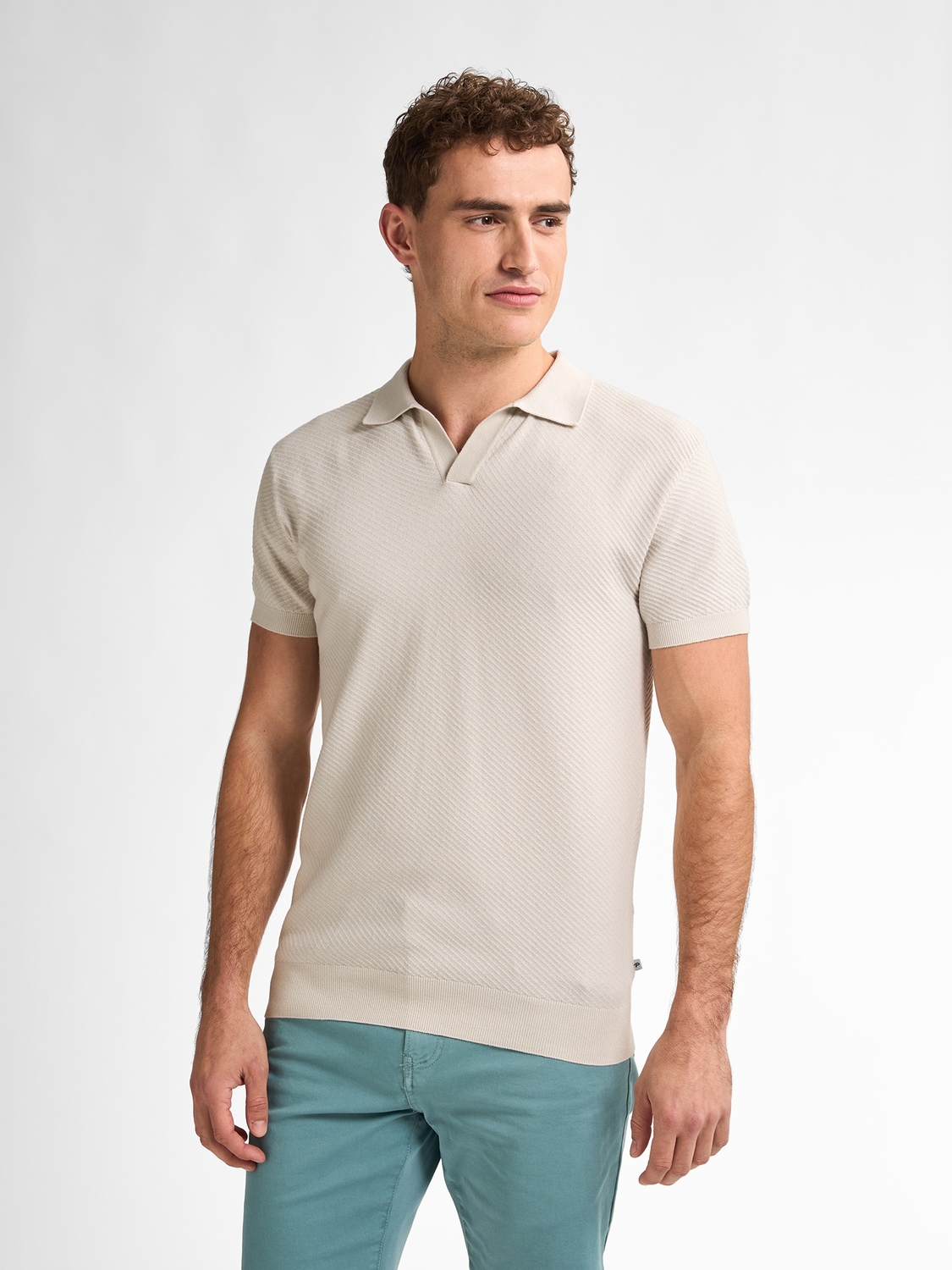 Petrol Men Knitwear Polo M-1050-kwc213 Poloshirts 0112 Seashell