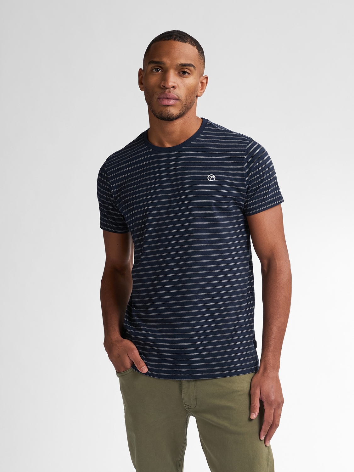 Petrol Men T-shirt Ss M-1050-tsr629 Print T-shirts 5178 Navy Blue