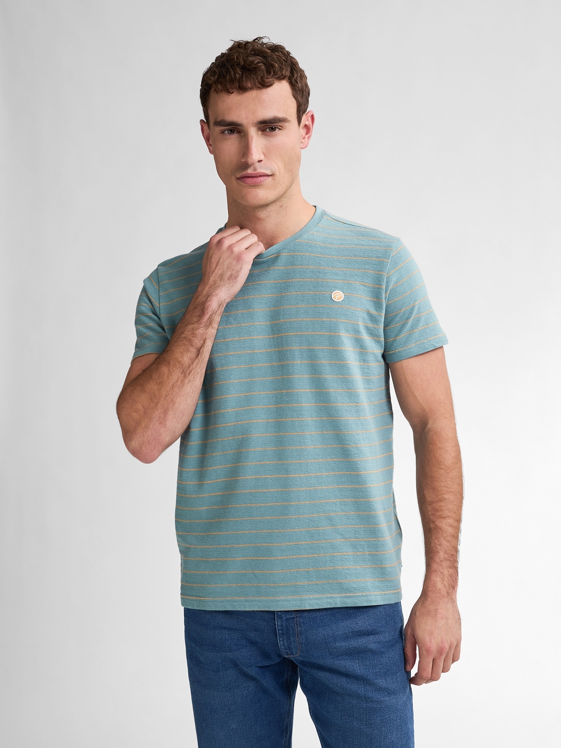 Petrol Men T-shirt Ss M-1050-tsr626 Print T-shirts 5188 Ocean