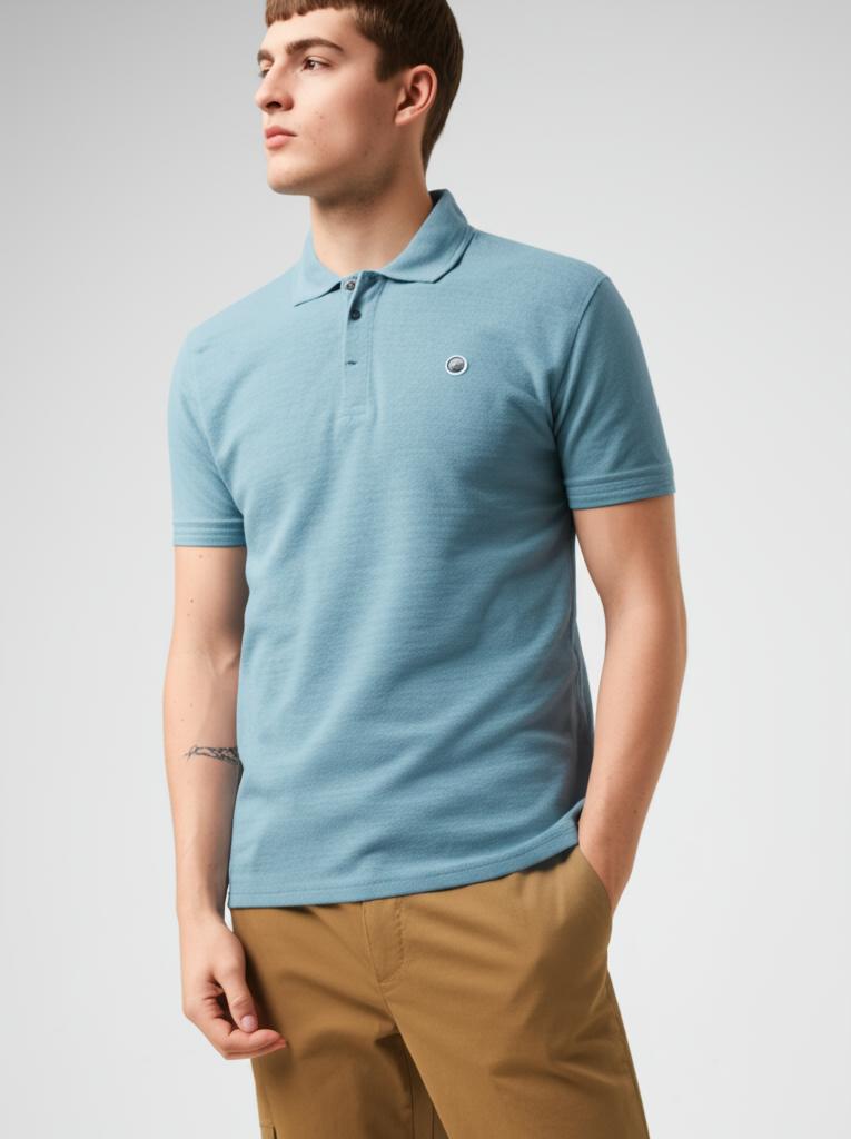 Petrol Men Polo Short Sleeve M-1050-pol905 Poloshirts 5188 Ocean