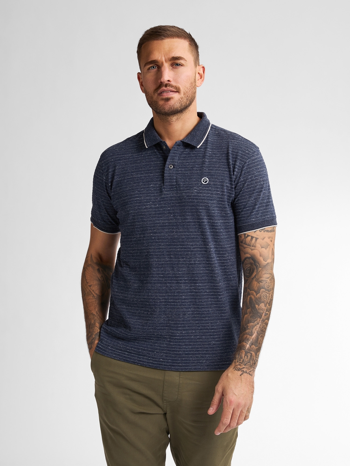 Petrol Men Polo Short Sleeve M-1050-pol916 Poloshirts 5178 Navy Blue