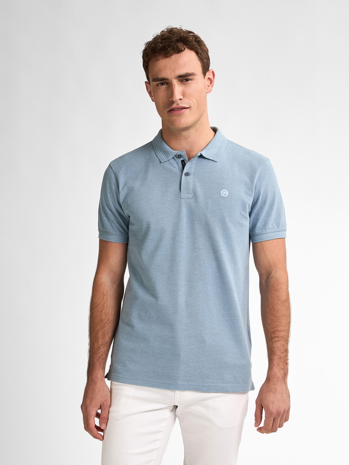Petrol Men Polo Short Sleeve M-1050-pol913 Poloshirts 5187 Pale Blue