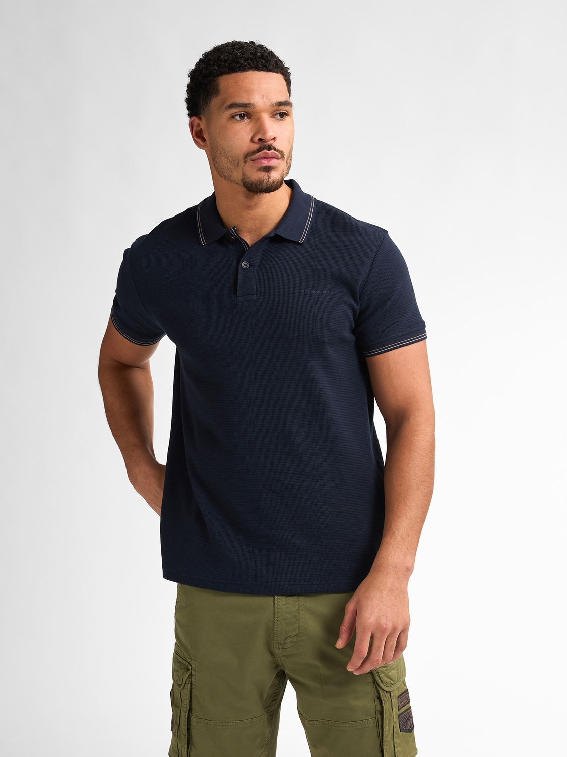 Petrol Men Polo Short Sleeve M-1050-pol919 Poloshirts 5178 Navy Blue