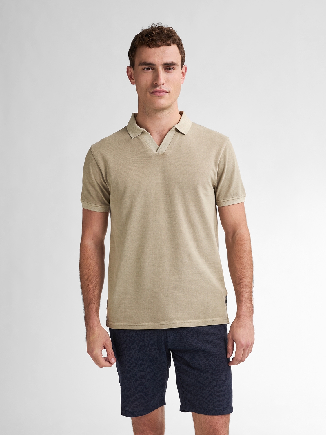 Petrol Men Polo Short Sleeve M-1050-pol910 Poloshirts 7130 Light Tan