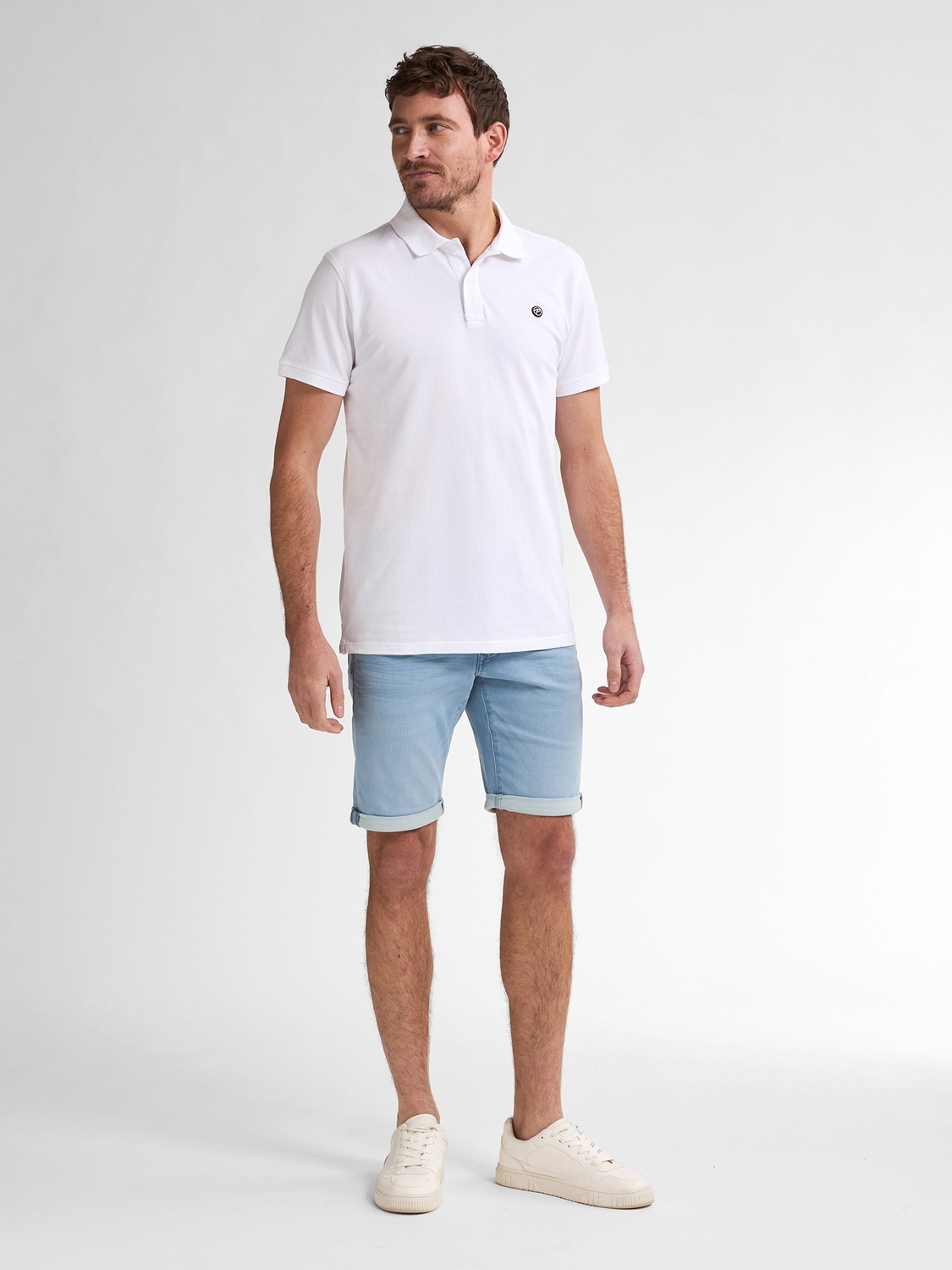 Petrol Men Shorts Denim M-ros-sho001 Korte Broeken 5700 Bleached