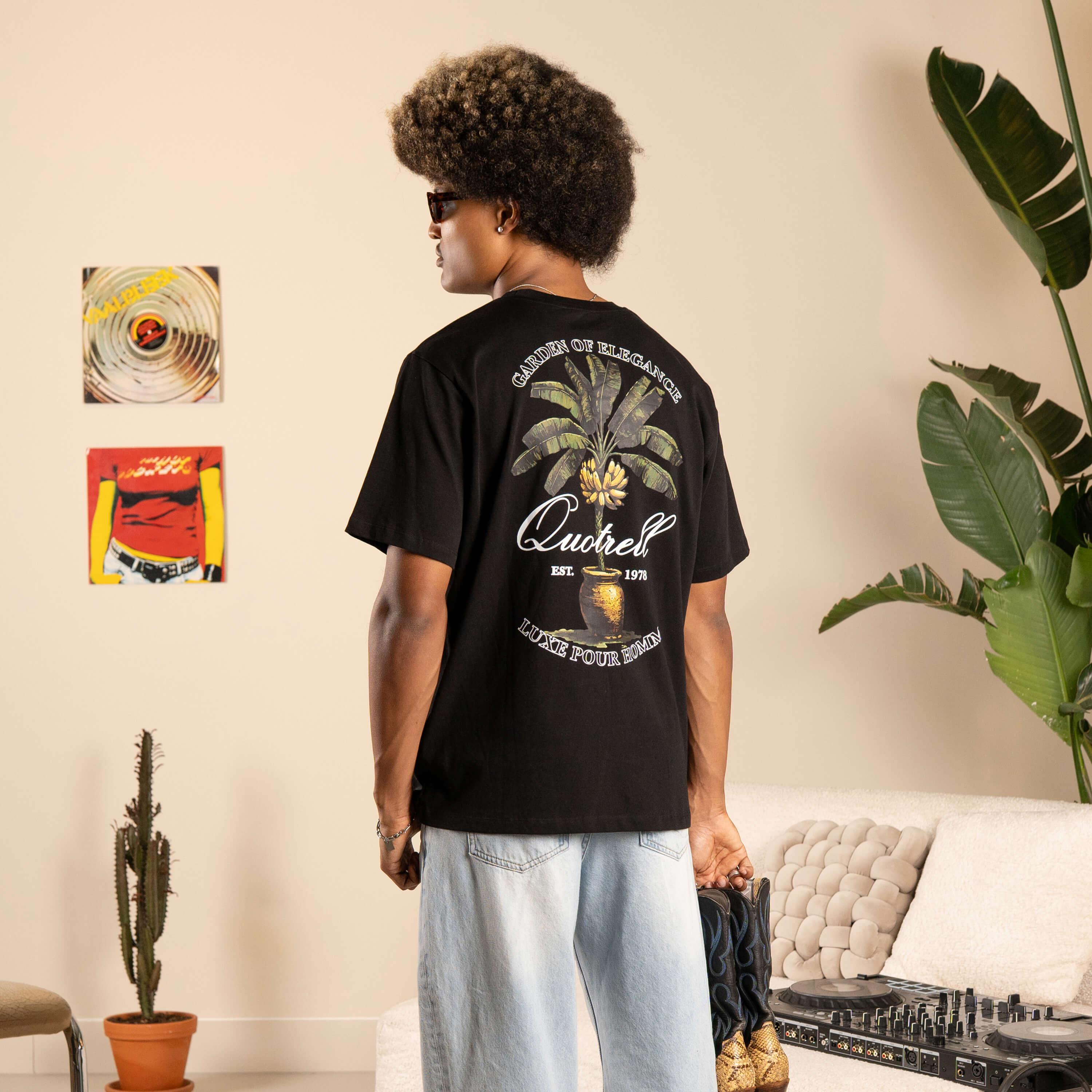 Quotrell Musa T-shirt Th84963 Print T-shirts 0002 Black/white