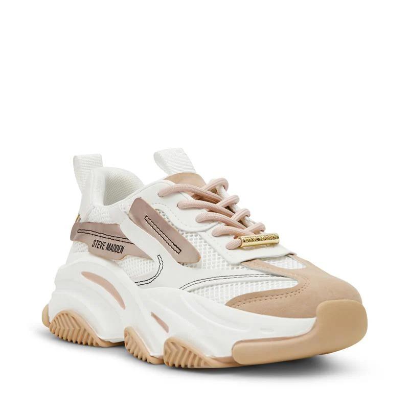 Steve Madden Possession-e Sneaker Sm19000033 Sneakers 10m Cream Rose Gld