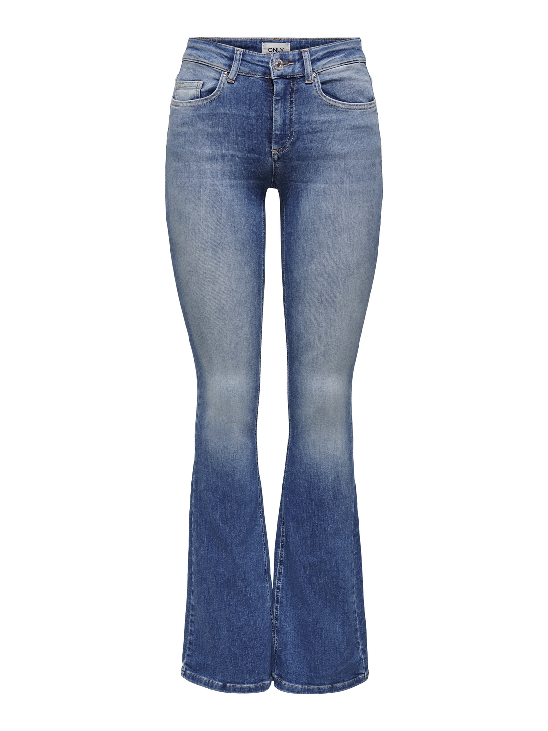 Only Jeans Flare Blauw