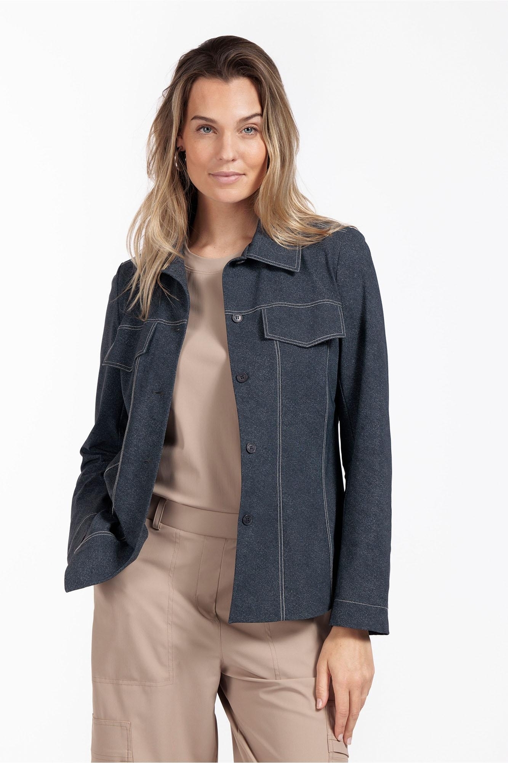 Studio Anneloes Josje Denim Blouse 12429 Blouse 9000 Black
